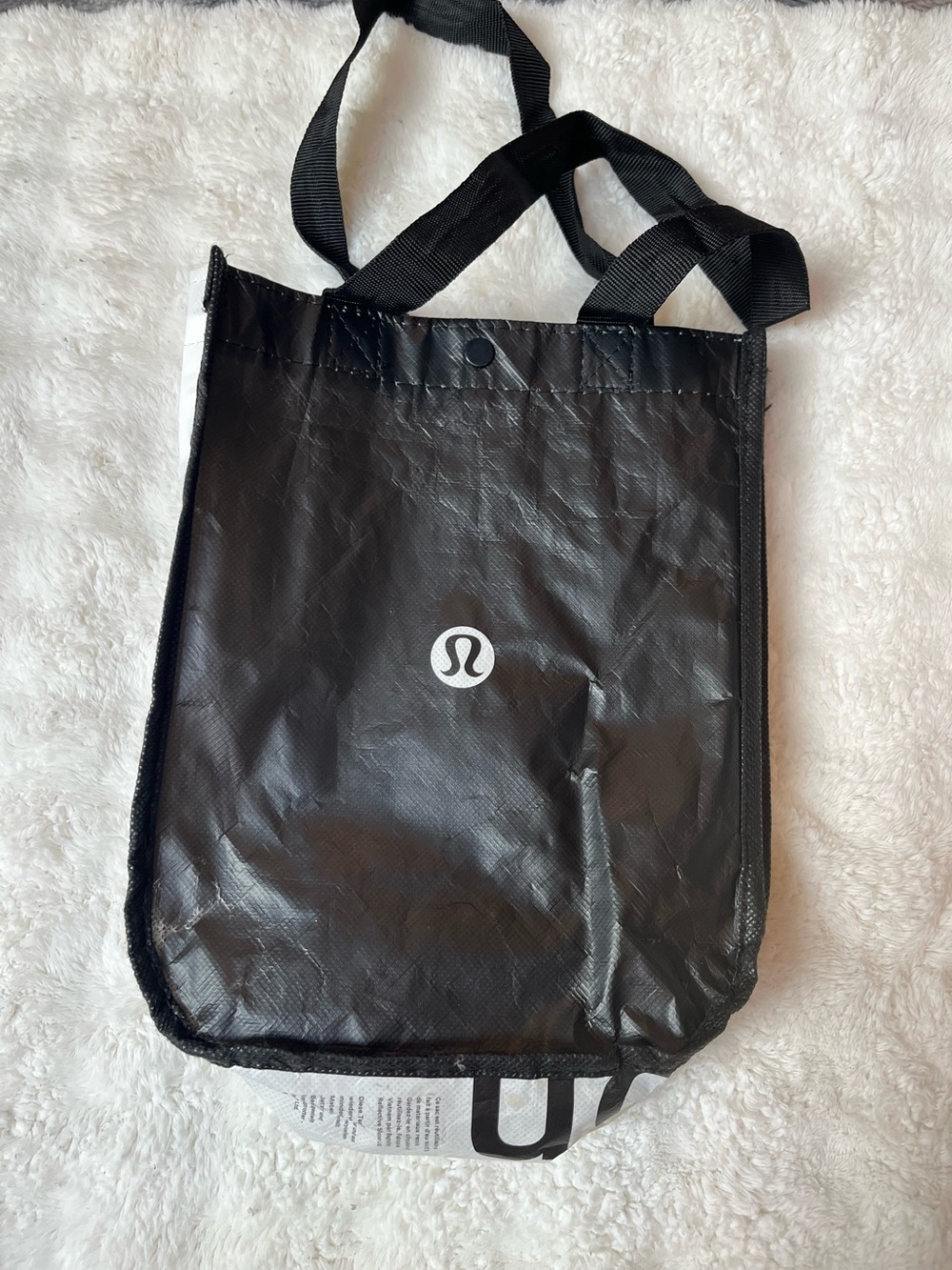 lululemon athletica Black Mini Tote Bag